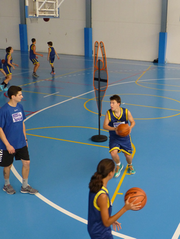 International basketball camp in Spain